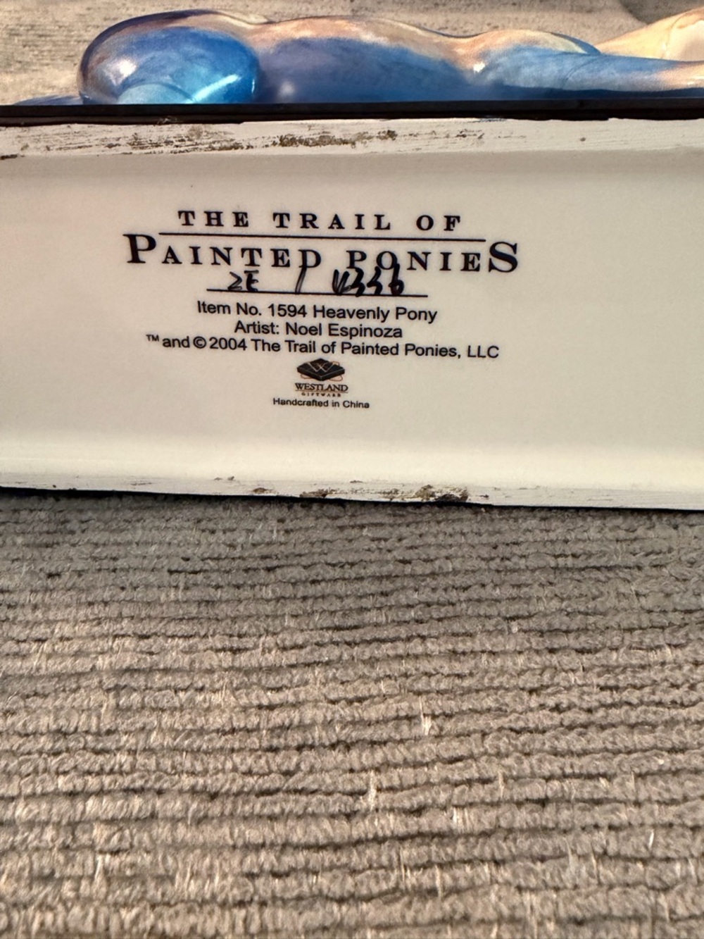 Limited Edition Trail of Painted Ponies Heavenly Pony Porcelain Collectible - Picture 5 of 7